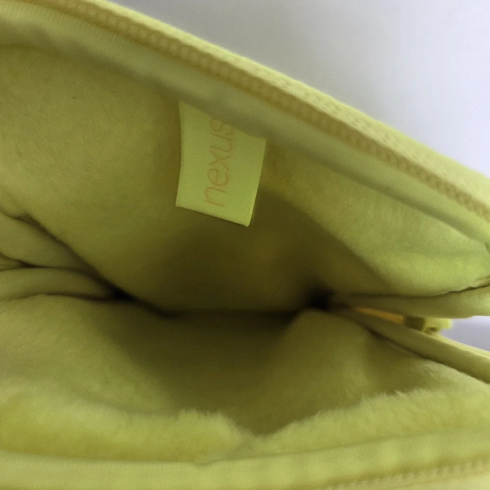 Yellow Geometric Tablet/Phone Sleeve - Padded Zip Case